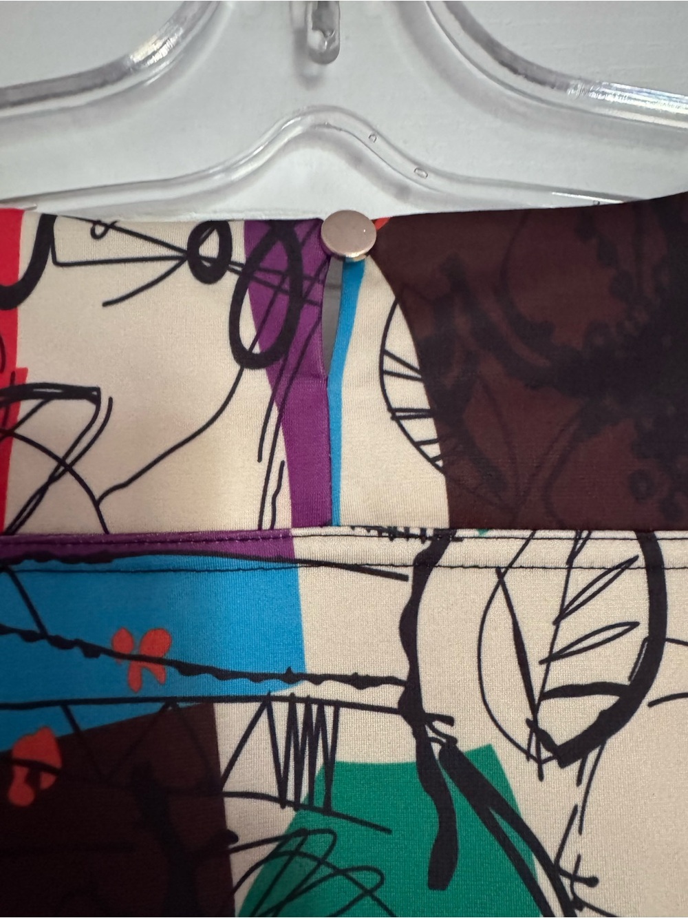 ShejoinSheenjoy Abstract Multi-Color Shift Dress - Picture 6 of 7